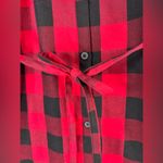 Place XS Women's Cotton Long Sleeve Buffalo Check Mini Shirt Dress Photo 3