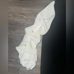 CeCe  Black Top with White Puff Sleeves Photo 3