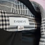 Evereve  BLACK WHITE MIXED PLAIDS PREPPY ACADEMIA CORPCORE WOMENS BLAZER SMALL Photo 13