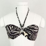 H&M NWOT Y2K Zebra Print Bikini | Size 6 Photo 3