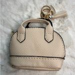 Mini Tote Bag Keychain Coin Purse Mini Pouch Zipper Fashion Charm Bag Charm White Photo 1