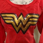 DC Comics DC Wonder Woman Sequin Red Shirt Photo 3