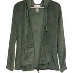 Stan Herman Women's Full Zip Sage Green Plush Fleece Hoodie Size M Size M Photo 0