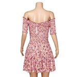 Poupette St. Barth Soledad Mini Dress, Pink Dalia, Medium Photo 5