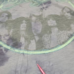 Knit Riot Aerosmith Top Size Large LG By Band Tee Graphic Tee Tie Dyed Oversized T-Shirt Photo 2