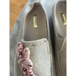 Louise et Cie  Branlin Beige Tan & Pink Straw Floral Slip On Sneaker Photo 6