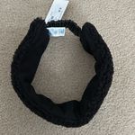 Evereve  Black Shearling Headband NWT Photo 2