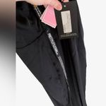 Pretty Little Thing NWT Black Backless Satin Culotte Jumpsuit Romper Plunge Photo 7