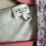 Le lis Purple Floral Mini Dress Photo 3
