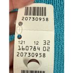 Talbots  women’s teal 100% Cotton heavy knit vest size XL NWT Photo 7