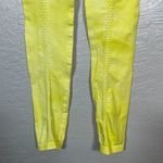 Free People Movement Women XS/ S Yellow White Tie Dye Good Karma Legging Workout Photo 5