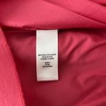 BCBGMAXAZRIA  Pink Coral Wide Ruffle Collar Faux Wrap Sleeveless Blouse, Sz S Photo 14