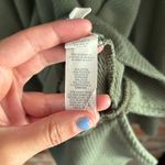 Aerie  Green Waffle Knit Lounge Oversized Sweatshirt, XS Photo 5