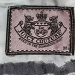 Juicy Couture WOMEN WOOL BLEND GRAY WHITE TWEED BLACK CRYSTAL BUTTON BLAZER MED Photo 6