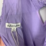 For Love & Lemons NWT  Chelsea Purple White Polka Dot Mini Dress Size Small Photo 2
