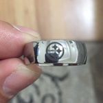 Pittsburgh Steelers Silver Arc Ring Photo 2