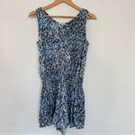 Splendid  Blue Printed Romper Size XS Photo 1
