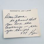 KENNETH JAY LANE MARQUISE CRYSTAL RHINESTONE LEAF DANGLE CLIP Photo 8