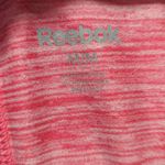 Reebok  Tank Top Woman's Size Medium Pink Space‎ Dye Racer Back Mesh Yoga Workout Photo 8