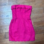 Reformation Strapless Fuchsia Dress Photo 2