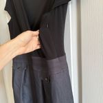 Evan Picone Knee Length Black & Gray Dress size 14 Black Photo 5