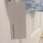 Reformation Harbor Longline Scoop Neck Bikini Top In Island Blue NWT Size Small Photo 5