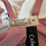 Catherine Malandrino  Mesa Rose One Piece Swimsuit Side Ruching size Small Photo 3