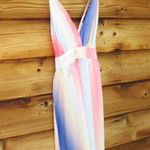 NWT Pastel Watercolor Maxi Dress White Photo 0