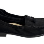SAS hope slip on ladies size 10.5 W Black Suede Loafers Tassel Comfort Flats Photo 3