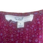 easel Smocked Floral Ruffle Mini Dress or Tunic Blouse Womens Small Photo 4