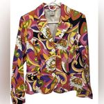Paraphrase  multicolored 60s pattern button front jacket Photo 0