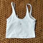 Lululemon EXCELLENT  White Align Tank Top Nulu Yoga Activewear Size 2 Photo 5