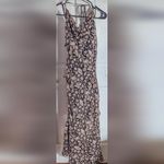 Forever 21  Black and Cream Floral Backless Dress Photo 2