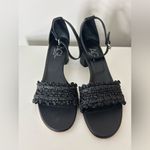 AGL Crochet Sandals Black Size 10 Photo 1