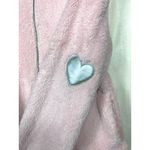 P.J. Salvage  Jacket Womens Sz L‎ Pink Sherpa Full Zip Coat Faux Fur Hooded Lounge Photo 2