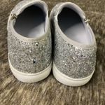IDIFU Women's Glitter Sneakers Sparkly Sequin Slip On Tennis Shoes Ladies.. 7.5 Silver Photo 1