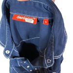 Denimist‎ Dark Wash Button Down Cowboy Romper Size Small Blue Photo 6