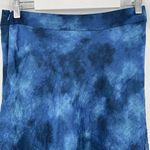 Free People Martine Flirt Tie Dye Mini Skirt Blue Side Zip Slit Women's Size 10 Photo 6