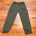 ASKKNY Women 25 Army Green Parachute Pant Cargo Pockets Military Baggy Retro Y2K Photo 0