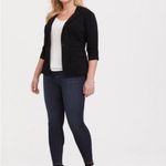 Torrid  Studio Lexington‎ Millennium Stretch Blazer Office Plus Size 2 2X Black Photo 3