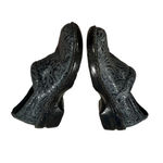 b.o.c. Peggy Women's Dark Blue Gray Black Patterned Clog Mules Size 8 Photo 3