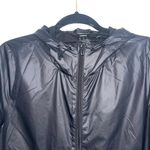 Adidas Linear Windbreaker Black Logo Full Zip Hooded Jacket Photo 2