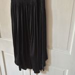 Ulla Johnson Ulla Johnson Coco Midi Dress Noir Black Size 6 Smocked Top Ruffle Sleeve Midi Photo 6