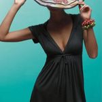 Robin Piccone  Michelle Hoodie Cover-Up Dress Tunic Black Small Photo 4