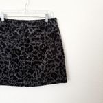 Anthropologie [] Pilcro Leopard Print Corduroy Front Slit Mini Skirt NWT Size 14 Photo 8