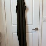 Tyche Olive Bodycon long halter dress  Photo 2