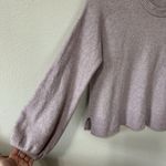 Madewell Sweater Women's Size Large Purple Lilac Payton Pullover in Coziest Yarn Photo 1