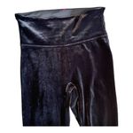Spanx Velvet Black Leggings Power Waist Tummy Control X-Small EUC Photo 5