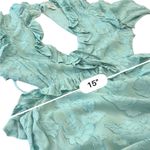 RAHI Poppy Daisy cut out mini dress in aqua Mint Green Size Small Photo 11