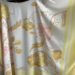 Jason Wu  Yellow Floral Tunic Top Kimono Chiffon Scarf Cami Cover Up, One Size Photo 6